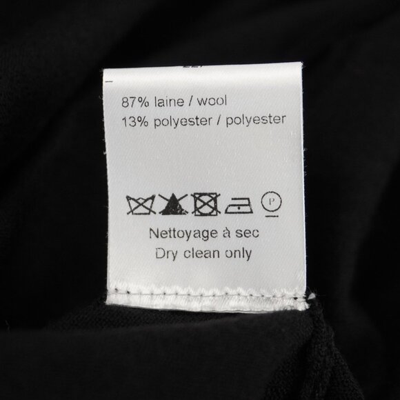 Alaia Laine Supreme Cropped Wool Cardigan in Black - Size FR 38/US 6 - NWT - Picture 9 of 9